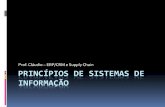 Princípios de sistemas de informação · Principais Sistemas Popularização na década de 90 A tecnologia de ERP’s ganhou força no Brasil na década de 90, no inicio, devido