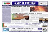 Ano XLII • Nº 35 email: jornal@avozdeportugal.com ... … · A VOZ DE PORTUGAL, 17 de Setembro de 2003 - Página Ano XLII • Nº 35 email: jornal@avozdeportugal.com de junho de