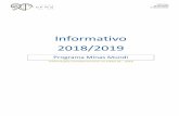 Informativo 2018/2019 - UFMG · 2018. 4. 10. · Informativo 2018/2019 Programa Minas Mundi Informações Complementares ao Edital 01 - 2018