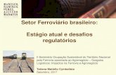 Setor Ferroviário brasileiro: Estágio atual e desafios ...€¦ · III – As concessões e o estágio atual Contratos de concessão decorrentes da desestatização da RFFSA e FEPASA