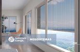 MOSQUITEIRAS - Giménez Ganga€¦ · convidados indesejados. A nossa vasta gama de mosquiteiras com opções de enroláveis, plissadas, dobráveis, fixas e corrediças enquadra-se