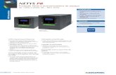 UPS Monofásica Proteção fiável e economizadora de espaço ... · UPS Monofásica NETYS PR Proteção fiável e economizadora de espaço de 1000 a 2000 VA - Mini Torre A solução