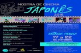 MOSTRA DE CINEMA JAPONÊS · A Mostra de Cinema Japonês 2018 apresenta ao público de Brasília diferentes visões sobre o Japão tradicional e moderno. O evento gratuito traz uma