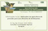 Informações locais: Aplicações da agricultura de precisão ... · PDF file Mapas de Fósforo Santi & Cherubin (2013) 1,0 ha . AGRICULTURA DE PRECISIÓN Disminuir Variabilidad de
