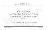Capitulo 3 Parámetro Capacitivo de Líneas de Transmisión · Title: Microsoft PowerPoint - PPTCap3-3.ppt Author: Administrator Created Date: 7/9/2007 7:05:55 PM