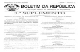 BOLETIM DA REPÚBLICA · assinado e autenticado Par: a publicaçã noo «Boletim da República». SUMÁRIO Ministério da Indústri e Comércioa : Diploma Ministeria n.l 7o 7 /2010: