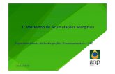 1°Workshop de Acumulações Marginais€¦ · Manual Boletim Mensal de Movimentação Instalação Município Informações Movimentaçãode petróleoe gásnatural. Preçode Referênciado