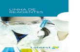 LINHA DE REAGENTES - Labtest Diagnósticalabtest.com.br/wp-content/uploads/2016/11/REAGENTES_LABTEST.p… · LDL LD* Ref. 129 Apresentação: 1 x 80 mL Metodologia: Surfactante Seletivo