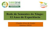 Rede de Sementes do Xingu: 12 Anos de Experiência€¦ · Site Rede de Sementes do Xingu: “A Rede de Sementes do Xingu emociona. Um tipo de contra ataque generoso, amoroso. Bombas