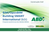 BIM/OpenBIM Building SMART International · 2016. 4. 29. · 0 - CAD provavelmente em 2D, com papel ou arquivo eletrônico como o mecanismo de registo/troca de dados 1 - CAD Gerenciado
