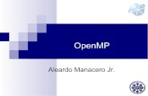OpenMP - dcce.ibilce.unesp.braleardo/cursos/hpc/openMP2020.… · Programa OpenMP começa com um thread sequencial Para criar novos threads o usuário define uma região paralela