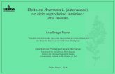 Efeito de Artemisia L. (Asteraceae) no ciclo reprodutivo ... · no ciclo reprodutivo feminino: uma revisão . As civilizações primitivas logo perceberam a existência, ao lado das
