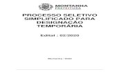 New PROCESSO SELETIVO SIMPLIFICADO PARA DESIGNAÇÃO …montanha.es.gov.br/wp-content/uploads/2020/02/PROCESSO... · 2020. 2. 18. · Servidor Público Municipa, Lei Complementar