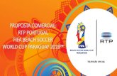PROPOSTA COMERCIAL: RTP PORTUGAL FIFA BEACH SOCCER · fifa each soccer world up paraguay 2019™ 21 novembro –1 dezembro 5 nº match date time (pt) tv digital 1 portugal x nigeria
