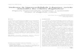 Síndrome de hipersensibilidade à dapsona: revisão ...hi.ilsl.br/imageBank/259-735-1-PB.pdf · sulfônica; síndrome de hipersensibilidade à dapsona. INTRODUÇÃO A síndrome de