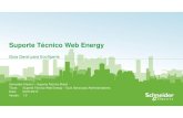 Suporte Técnico Web Energy Web Energy - ECOXPERT.pdf · Esta apresentação abrangerá os seguintes pontos: Confidential Property of Schneider Electric 4 > Usuário Demo > Navegação