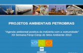 PROJETOS AMBIENTAIS PETROBRAS · INTERNACIONAL –VISÃO GERAL. PERFIL A Petrobras é uma sociedade anônima de capital aberto, que atua como uma empresa de energia nos seguintes