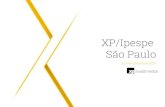 XP/Ipespe São Paulo - static.poder360.com.br · A XP Investimentos não dá nenhuma segurança ou garantia, seja de forma expressa ou implícita, sobre a integridade, confiabilidade