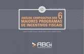 Análise Comparativa de Seis Maiores Programas de · Incentivos Fiscais à Pesquisa, Desenvolvimento e Inovação (PD&I) conhecido como “Lei do Bem”. Research and Development