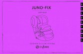 EN JUNO-FIX · 2014. 5. 8. · 3 CYBEX JUNO-fix alzador con respaldo y reposacabezas sobre una base ajustable y con cojín de seguridad regulable. RECOMENDADO PARA: edad: Desde 9