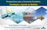 Perspectivas para a Economia Brasileira, Estratégias e ......A ECONOMIA BRASILEIRA EM 2017 ESTÁ MELHOR DO QUE EM 2016 2016 2017 var. ref. PIB*-1,00% 1,05% 2,05 pp 1º trim (t/t-1)