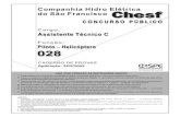 LÍNGUA PORTUGUESA · UnB / CESPE – CHESF Concurso Público – Aplicação: 26/5/2002 Cargo: Assistente Técnico C / Função: Piloto – Helicóptero – 1 / 12 É permitida a