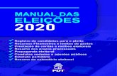 MANUAL DAS ELEIÇÕES 2020 - PDT RSELEIÇÕES MUNICIPAIS 2020 0 O presente trabalho traz o resumo das principais normas que irão regular as eleições municipais de 2020, com a intenção