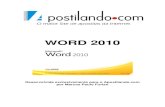 WORD 2010 - jaquelinealves.webnode.com.br · MS WORD 2010 O Word faz parte da suíte de aplicativos Office, e é considerado um dos principais produtos da Microsoft sendo a suíte