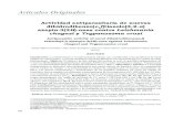 Artículos Originales - COnnecting REpositories · Artículos Originales 268 Actividad antiparasitaria de nuevas dihidrodibenzo[c,f]tiazolo[3,2-a]azepin-3(2H)-onas contra Leishmania