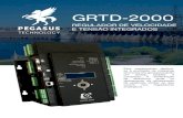 GRTD-2000 - Pegasus Technology€¦ · O GRTD-2000 é um equipamento digital, microprocessado que tem por função o controle de máquinas síncronas. A flexibilidade no ajuste dos