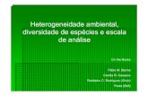 Heterogeneidade ambiental, diversidade de ... - the Rocks.pdf · PDF file Grupo das Samambaias - diversos hábitos -distribuição espacial - microhabitats: tipo de substrato irradiação