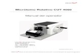 Home: microTec Laborgeräte GmbH - Micrótomo Rotativo CUT 4060 · 2018. 8. 22. · micro Tec micro Tec Equipo de laboratorio GmbH Empresa de producción y comercialización de equipo