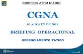 BRIEFING ATFM DIÁRIO CGNAportal.cgna.gov.br/files/abas/2019-08-03/painel... · 8/3/2019  · sbeg (g1016/19) area restrita temporariamente (missao sar) btn coord 050025s0573842w,