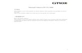 Manual Câmera IP CX-1000 Avisos “PERIGO”download.citrox.com.br/produtos/arquivos/cftv_cameras_ip/CX-1000... · j. O “IP Scanner” irá procurar todas as câmeras IP conectadas