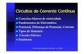 Circuitos de Corrente Contínua - feb.unesp.br de Corrent… · Circuitos de Corrente Contínua Conceitos básicos de eletricidade Fundamentos de Eletrostática Potencial, Diferença