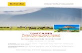TANZANIA - baraka.cat€¦ · arribarem al Parc Nacional del Serengueti, un dels més coneguts del món i famós per la seva migració anual de nyus i zebres, considerada la més