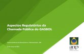 Aspectos Regulatórios da Chamada Pública do GASBOL · Chamada Pública do GASBOL Superintendência de Infraestrutura e Movimentação - SIM 13 de março de 2019. Regulamentação