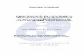 Dissertação de Mestrado CARACTERIZAÇÃO DA CAPACIDADE DE ... · dissertação de mestrado caracterizaÇÃo da capacidade de armazenamento e de transmissÃo de Água em distintos