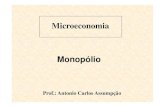 Microeconomia Monopóliofiles.acjassumpcao77.webnode.com/200000032... · Assim como os indivíduos buscam maximizar utilidade, as firmas buscam maximizar seus lucros. Que fique entendido