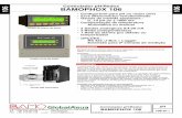 Controlador pH/Redox : BAMOPHOX 106 · Automática ou manual-2 Saídas analógicas 0/4-20 mA-3 Relés (independentes)-1 Relé de alarme por defeito ou ... colocação em serviço,