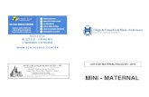 Lista de Material - MINI MATERNAL- 2019€¦ · MINI - MATERNAL LISTA DE MATERIAL ESCOLAR - 2019 . CALENDÁRIO 2019 MINI - MATERNAL ATENÇÃO: ... 01 – pasta de cartolina azul de