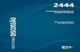 ESTIMAÇÃO DA DEMANDA DE INTERNET NO BRASILrepositorio.ipea.gov.br/bitstream/11058/8974/1/TD_2444.pdf · 2020. 1. 15. · Koutroumpis (2009) estimou um modelo de equações simultâneas