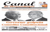 Governo golpeia · activa para o efeito” do recurso, “nos termos do n.º 2 do Artigo 245 da Constituição da Repú-blica de Moçambique (CRM), assim como no n.º 1, 1a parte,