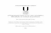 UNIVERSIDADE DE LISBOA · UNIVERSIDADE DE LISBOA A Programação Linear no 11.º Ano: estratégias e dificuldades na resolução de problemas Rui Alexandre Brandão Prado