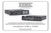 modelos Y39 e Y39S - Capital Refrigeração€¦ · O modelo Y39 é um controlador eletrônico digital microprocessado desenvolvido para aplicações em refrigeração com controle
