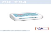 CK ts4 - capa TS4.pdf · 2016. 9. 8. · Manual TS4 3 1 Painel Frontal TS4 O TS4 é um aparelho conjugado para a estética corporal, apresentando a função Tridimensional (eletroestimu-lador