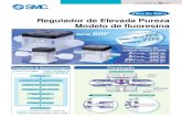 Regulador de Elevada Pureza Modelo de fluoresinahidroair.com.br/pdf/SRF_PO.pdf · 2017. 11. 16. · 1 Como encomendar Regulador de Elevada Pureza Modelo de fluoresina Série SRF Ligação