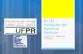 TE 131 Proteção de Sistemas Elétricosmateus:te_131... · 2017. 9. 26. · 1. Introdução Os relés são os elementos mais importantes do sistema de proteção, vigiando diuturnamente