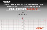 Manual de Instalacao GLOBOMAT - Globovac.net · 1 - Electrician box 2 - Thermostat 3 - Floor Probe 4 - Junc on Box 5 - Mat A 6 - Mat B INSTALAÇÃO DE DISJUNTOR (Disjuntor Diferencial