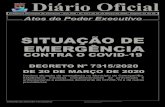 SITUAÇÃO DE EMERGÊNCIA - Camaçari€¦ · de bens e serviços destinados ao enfrentamento da emergência, nos termos do art. 24, da Lei nº 8.666, de 21 de junho de 1993, e no